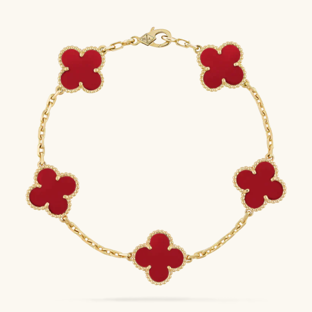 CLOVER | RED BRACELET