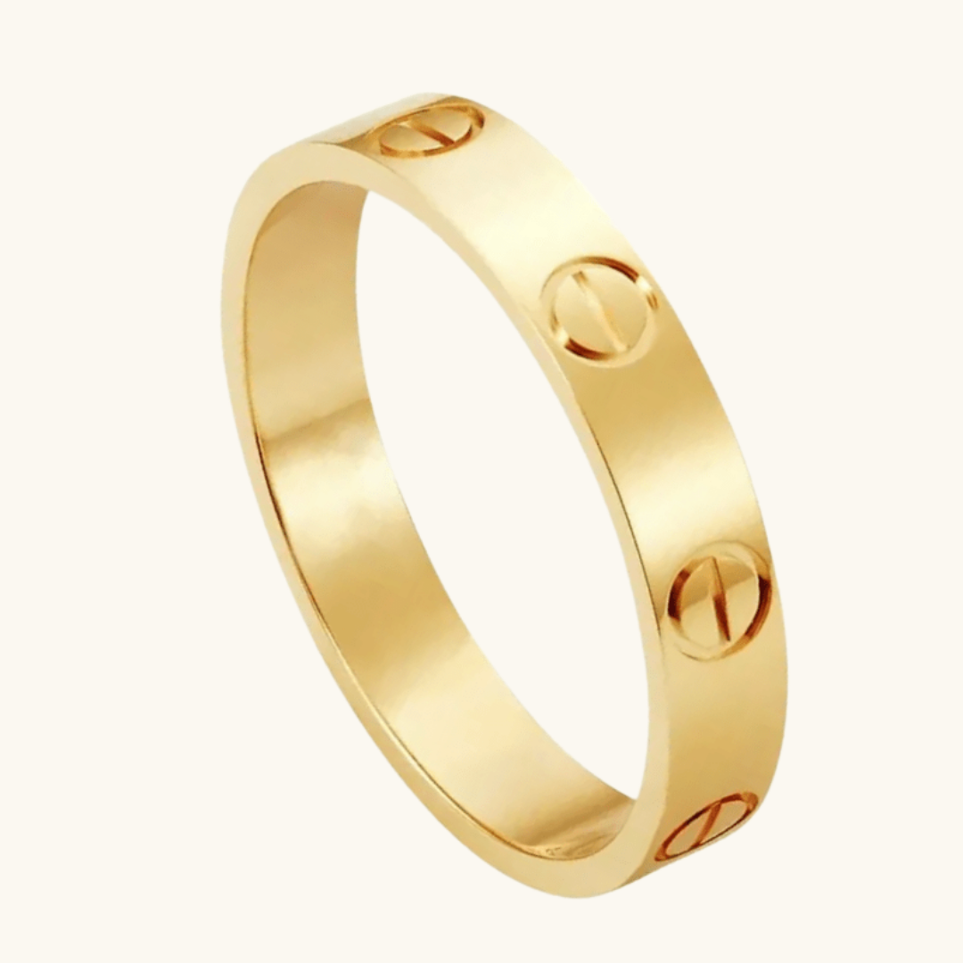 LOVE FLORAL BEAUTY RING - GOLD