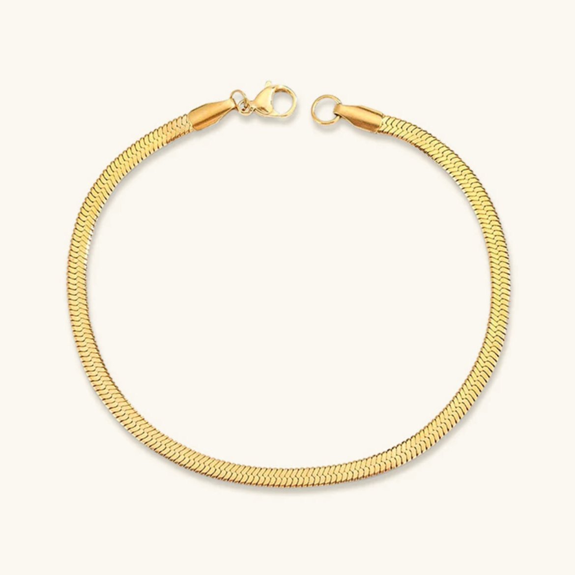 Vida Gold Herringbone Bracelet