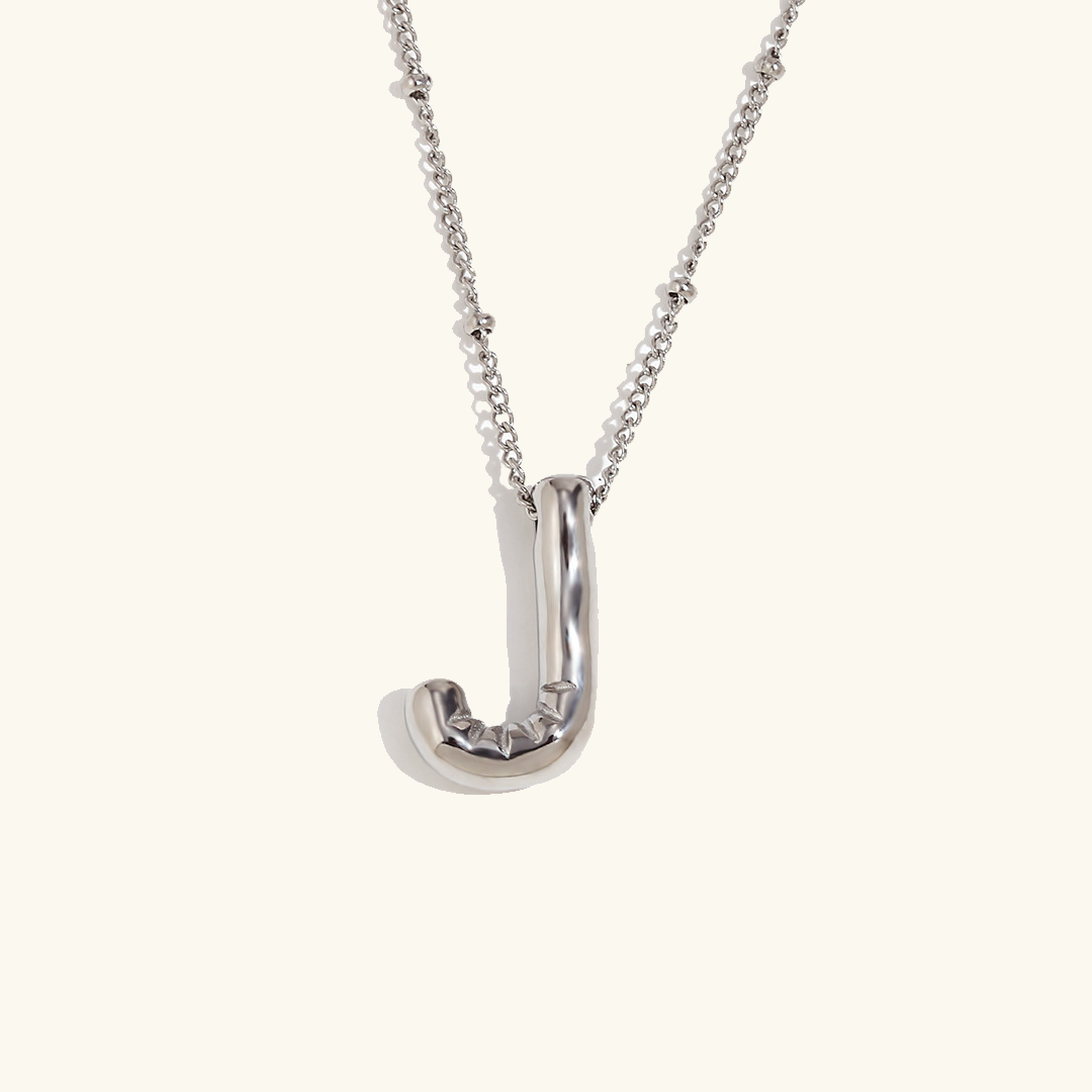 Balloon Gold Initial Necklace