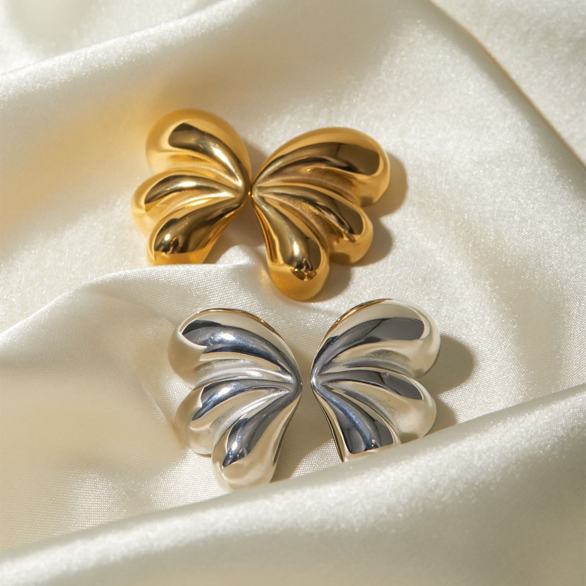 Liesel Gold Butterfly Earrings