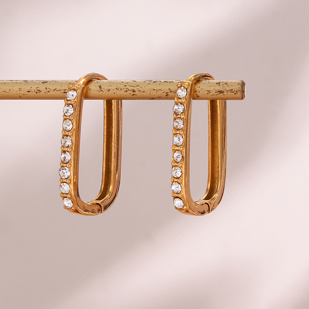 Maya Gold Hoop Earrings