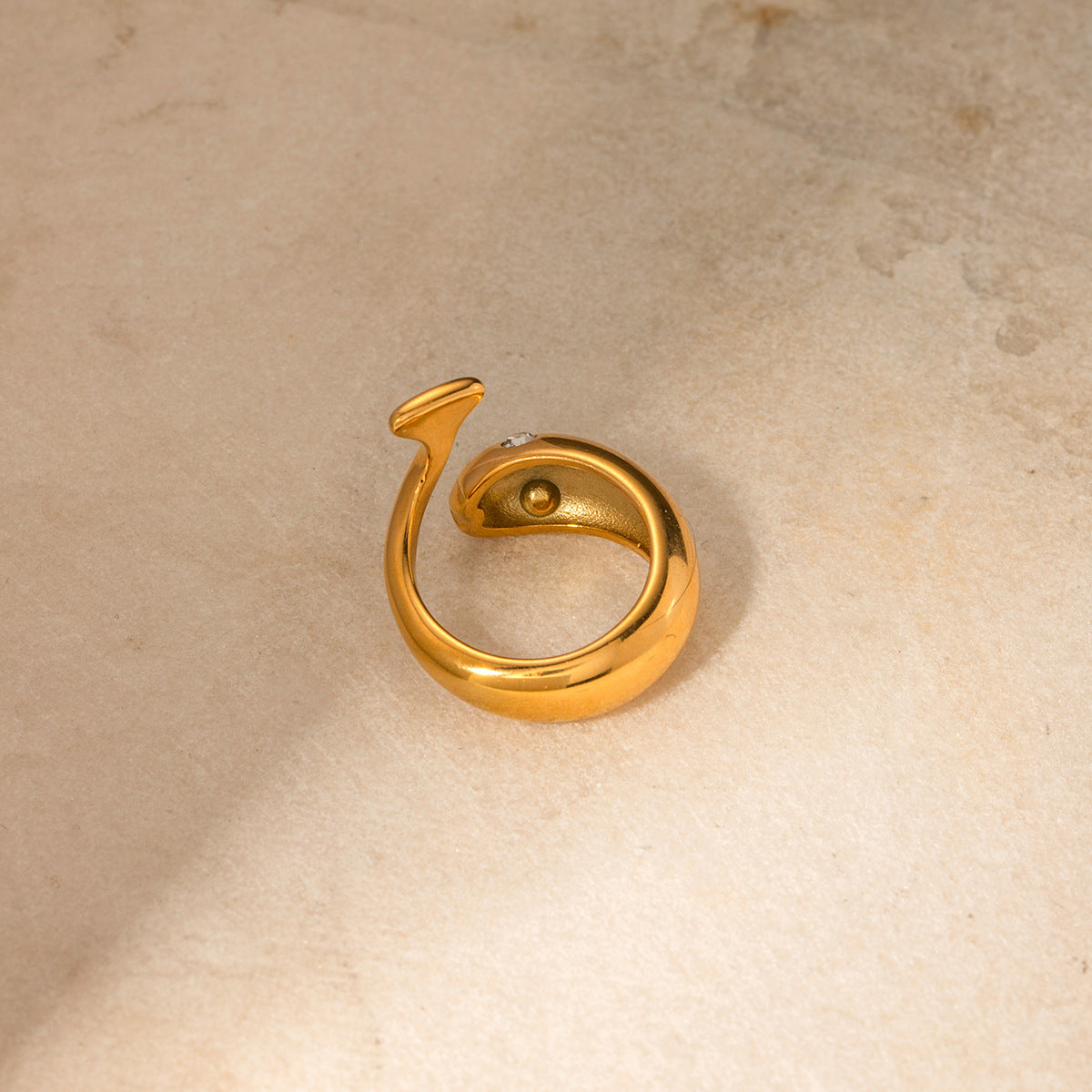 Etta Gold Serpent Ring