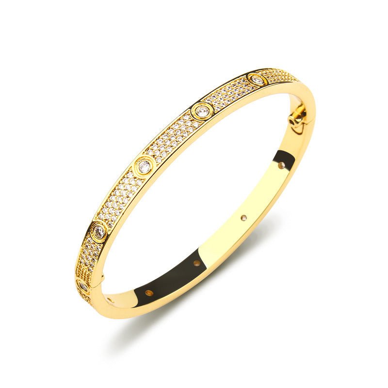 ETERNITY DELUXE LINK BRACELET IN GOLD - Celeste Oxford